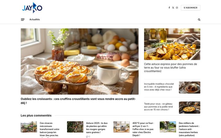 Screenshot of jayko.fr