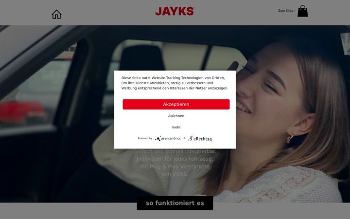 Screenshot of jayks-audio.com