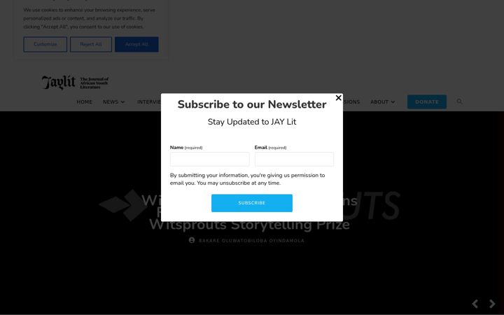 Screenshot of jaylit.com