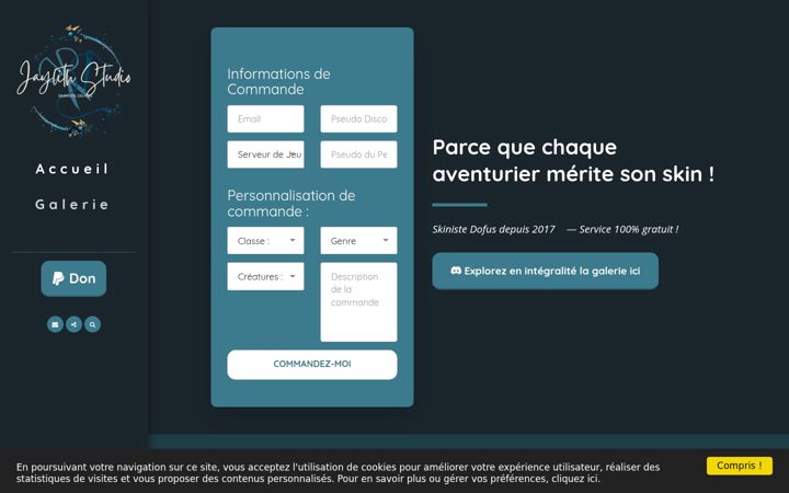 Screenshot of jaylithstudio.com