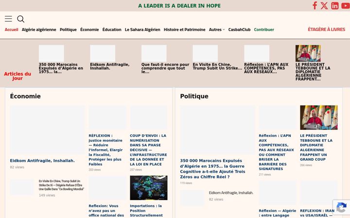 Screenshot of jazairhope.org