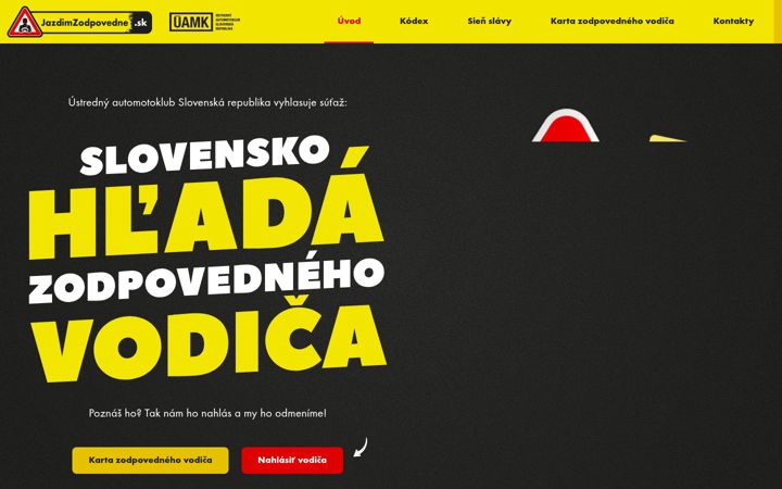 Screenshot of jazdimzodpovedne.sk