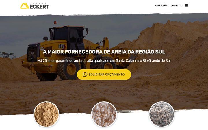 Screenshot of jazidaeckert.com.br
