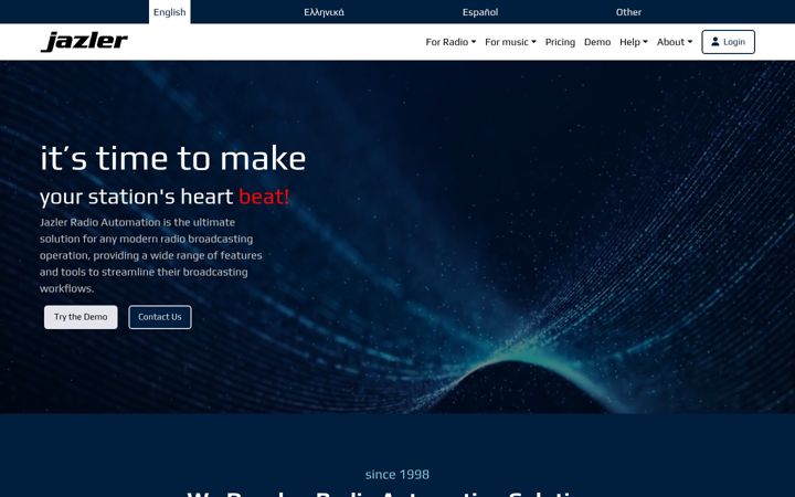Screenshot of jazler.com