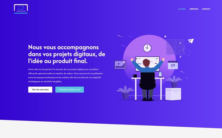 Screenshot of jazweb.fr