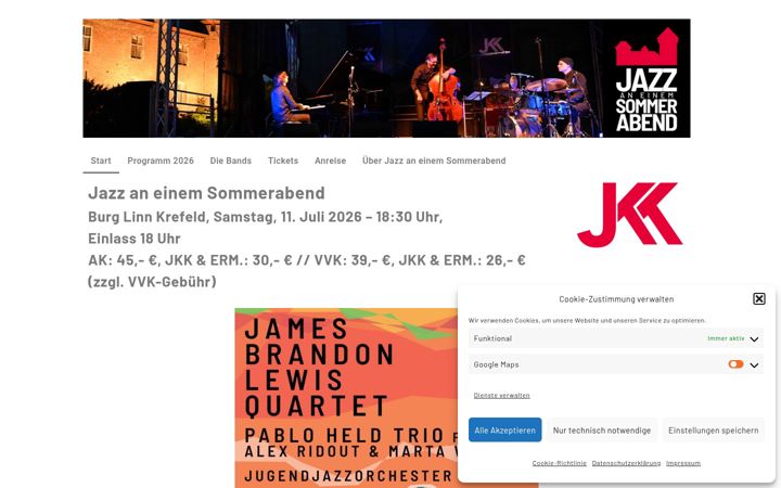 Screenshot of jazz-an-einem-sommerabend.de