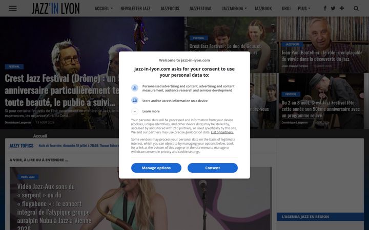 Screenshot of jazz-in-lyon.com