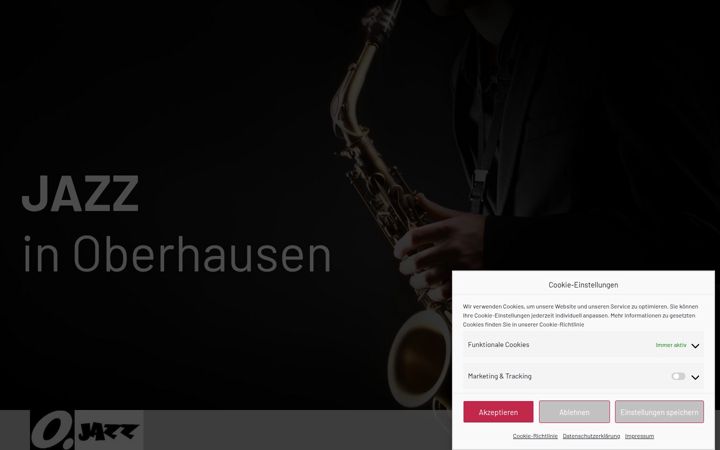 Screenshot of jazz-in-oberhausen.de