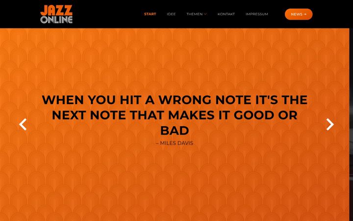 Screenshot of jazz-online.com