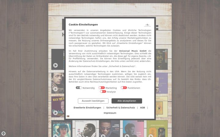 Screenshot of jazz-vinyl-hits.de