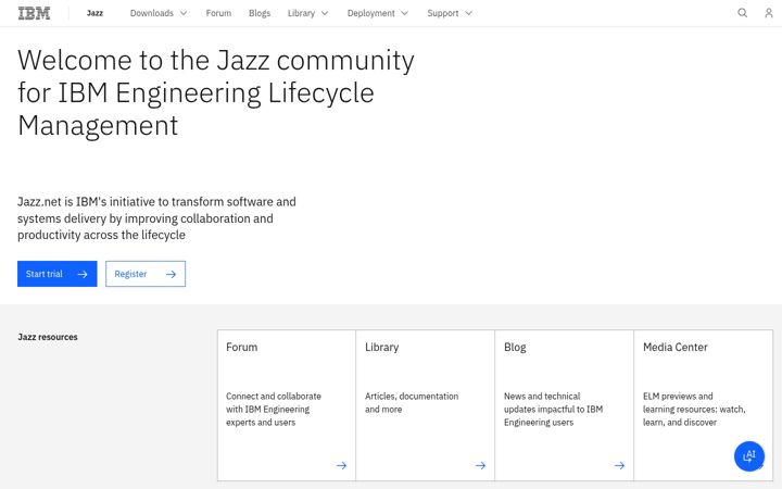 Screenshot of jazz.net