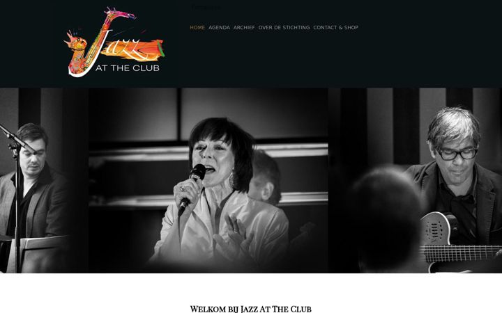 Screenshot of jazzattheclub.nl