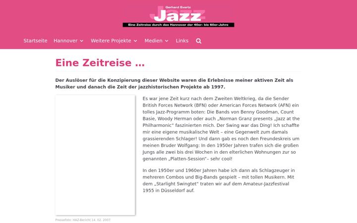 Screenshot of jazzbuch-hannover.de