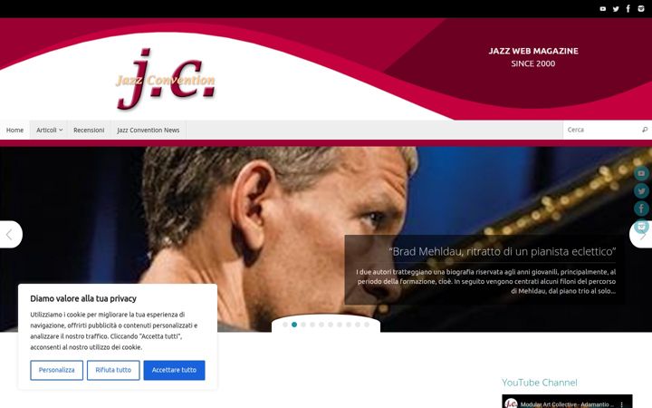 Screenshot of jazzconvention.net