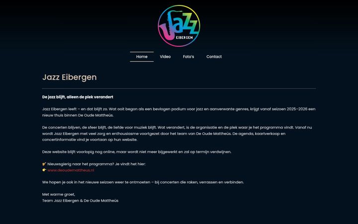 Screenshot of jazzeibergen.nl