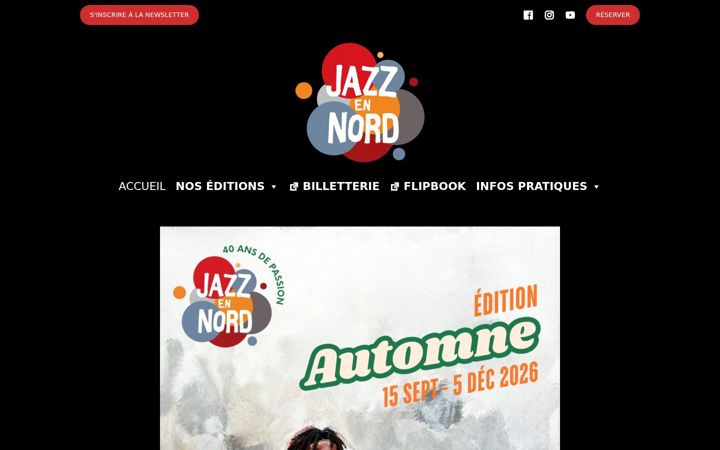 Screenshot of jazzenord.com