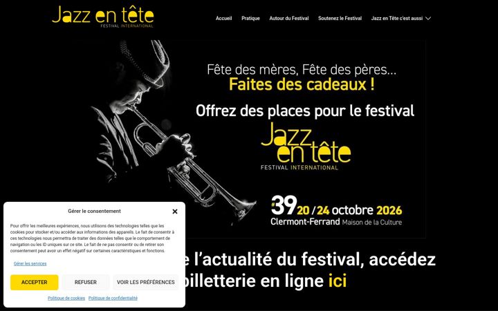 Screenshot of jazzentete.com