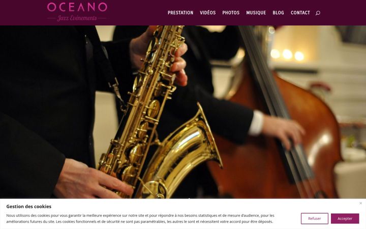Screenshot of jazzevenements.fr