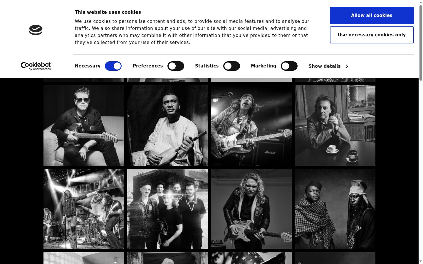 Screenshot του banner συγκατάθεσης που εμφανίστηκε πριν από οποιαδήποτε αλληλεπίδραση