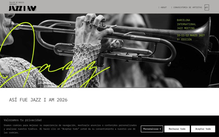 Screenshot of jazziam.barcelona