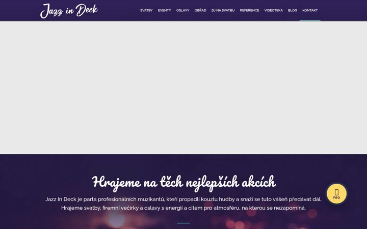Screenshot of jazzindeck.com