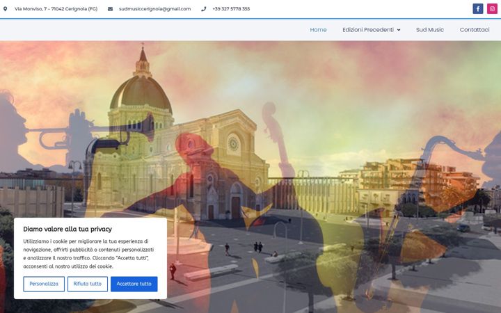 Screenshot of jazzinpiazza.com