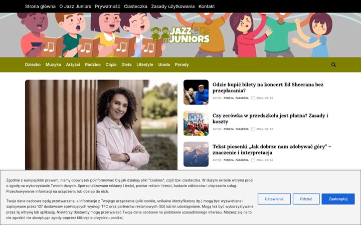 Screenshot of jazzjuniors.pl