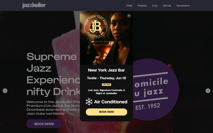 Screenshot of jazzkeller.de