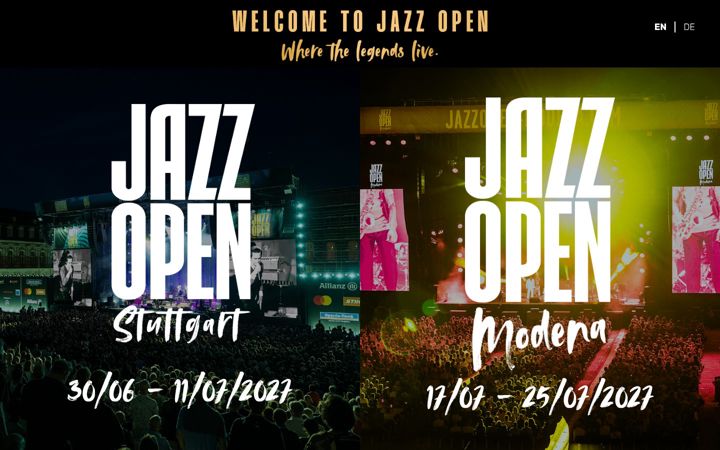 Screenshot of jazzopen.com