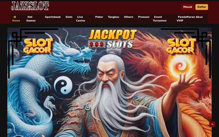 Screenshot of jazzslot.net