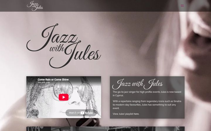 Screenshot of jazzwithjules.com