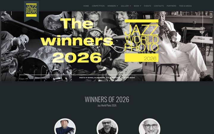 Screenshot of jazzworldphoto.com
