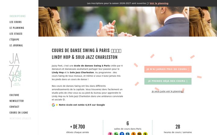 Screenshot of jazzy-feet.com