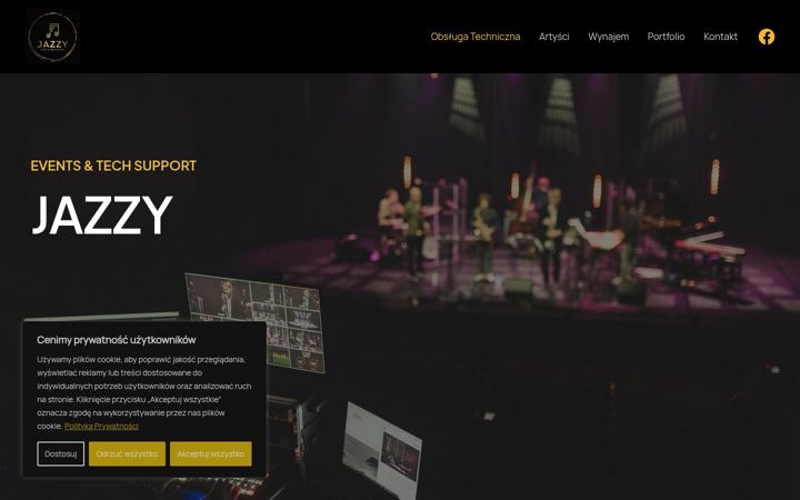 Screenshot of jazzyevents.pl