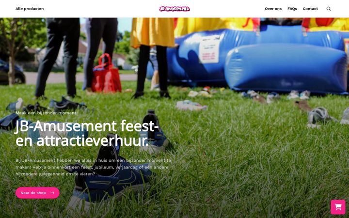 Screenshot of jb-amusement.nl