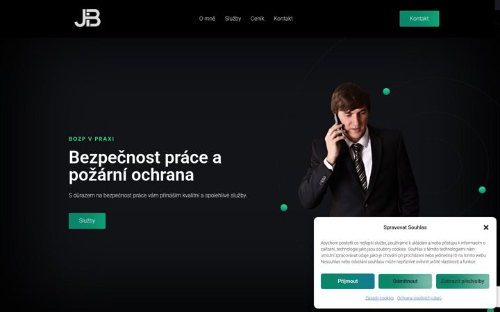 Screenshot of jb-bozp.cz
