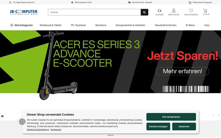 Screenshot of jb-computer.de
