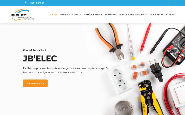 Screenshot of jb-elec54.fr