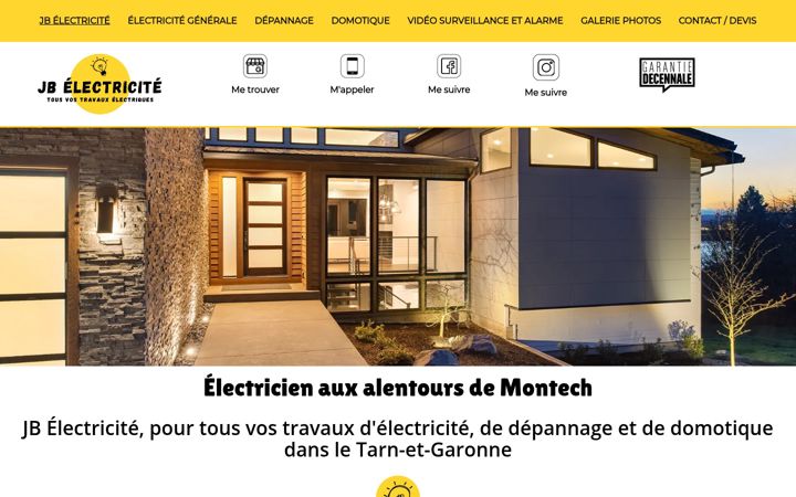 Screenshot of jb-electricite82.fr