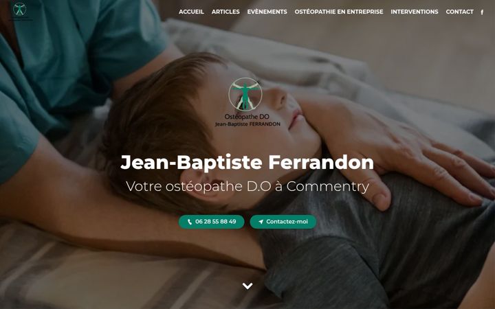 Screenshot of jb-ferrandon-ostheopathie.fr