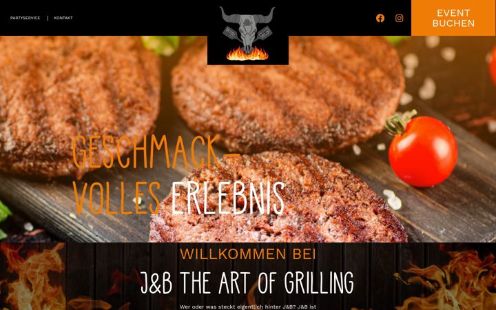 Екранна снимка на jb-grilling.de