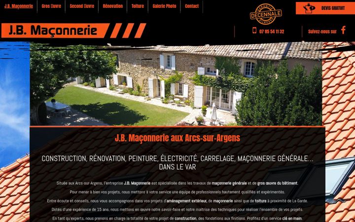 Screenshot of jb-maconnerie.fr