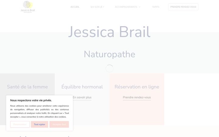 Screenshot of jb-naturopathe.com