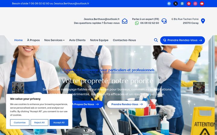 Screenshot of jb-nettoyage.com