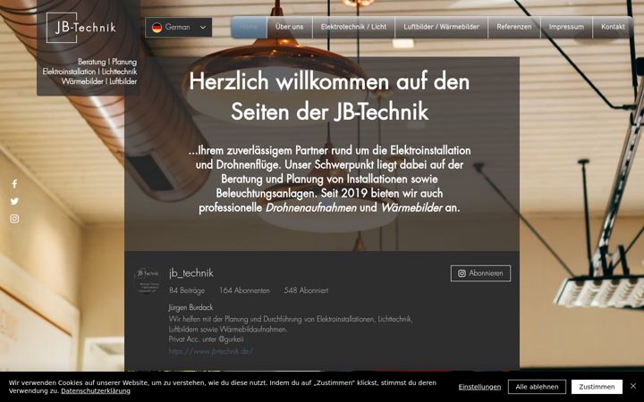 Screenshot of jb-technik.de