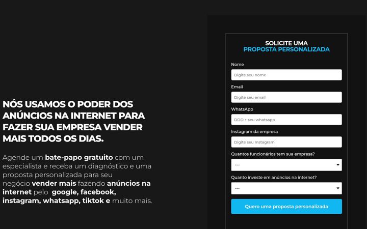 Screenshot of jb3marketing.com.br