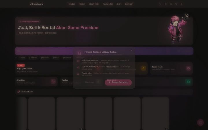 Screenshot of jbalwikobra.com