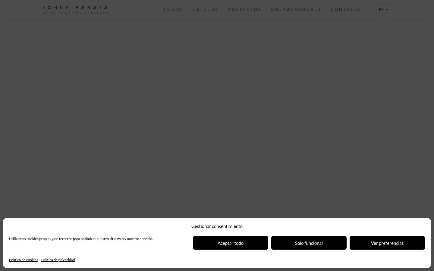 Screenshot des Einwilligungsbanners vor jeglicher Interaktion