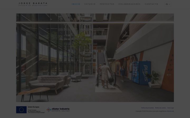 Screenshot of jbarataestudio.com