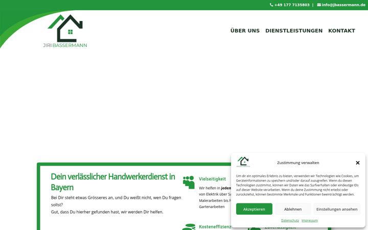 Screenshot of jbassermann.de